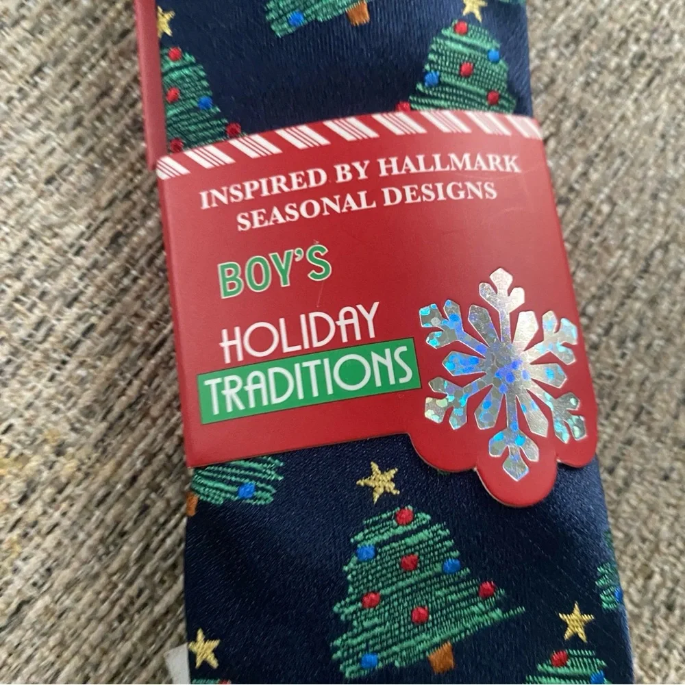 INSPIRED BY HALLMARK SEASONAL DESIGNS BOY'S HOLIDAY TRADITIONS TIES